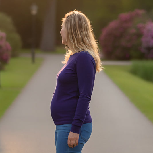 Women Long Sleeve Urban Purple