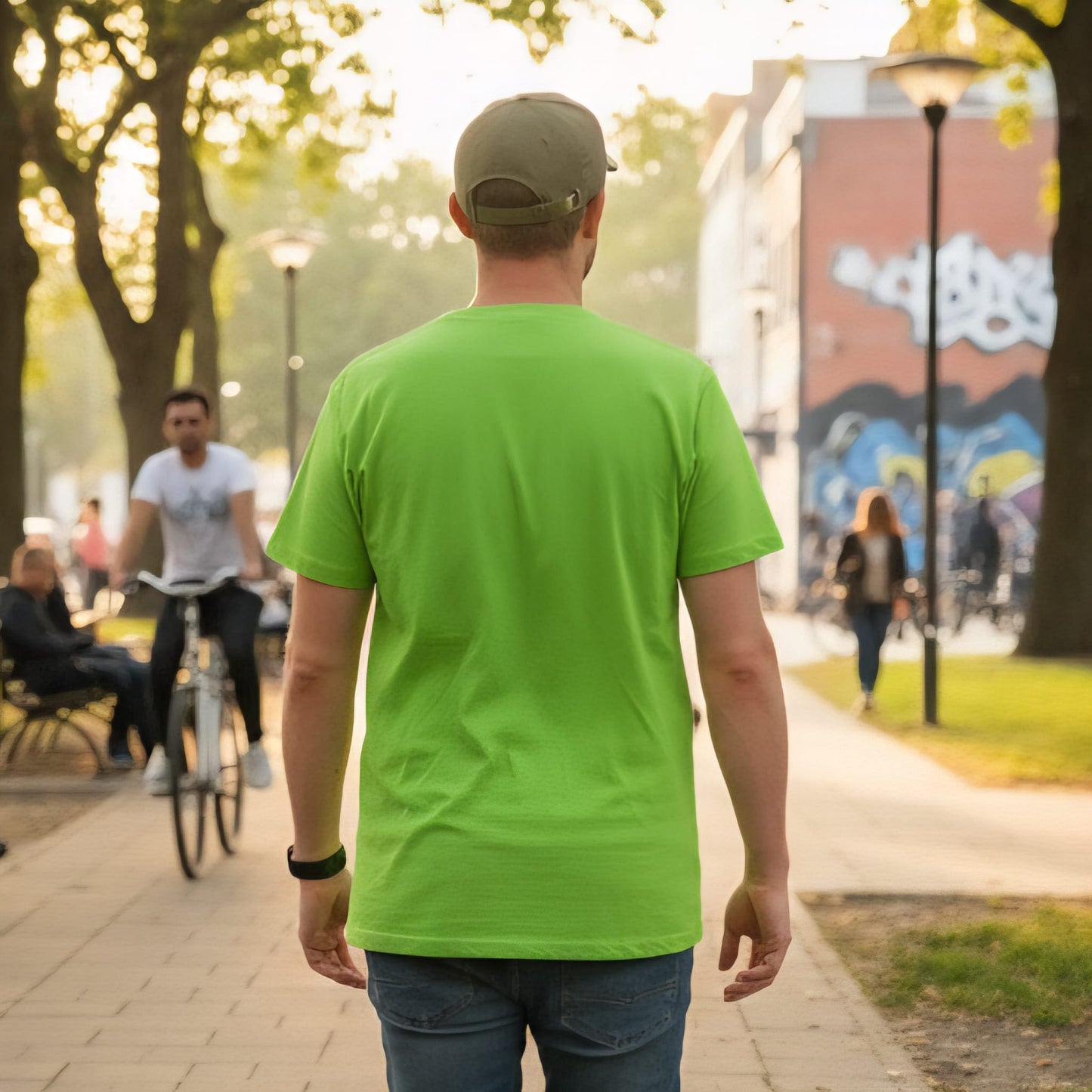 T Shirt Orchid Green