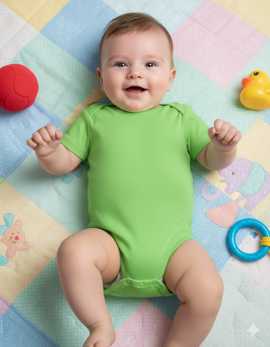 Babybody Apfelgrün
