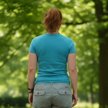 T Shirt Atollblau