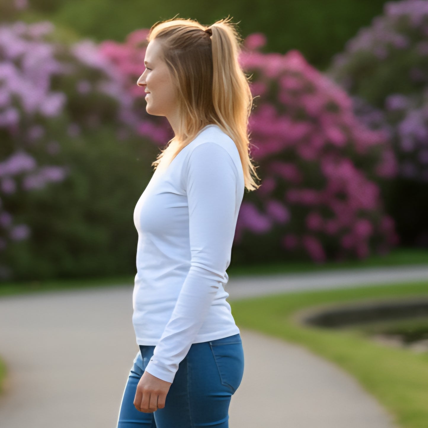 Women Long Sleeve Urban Purple