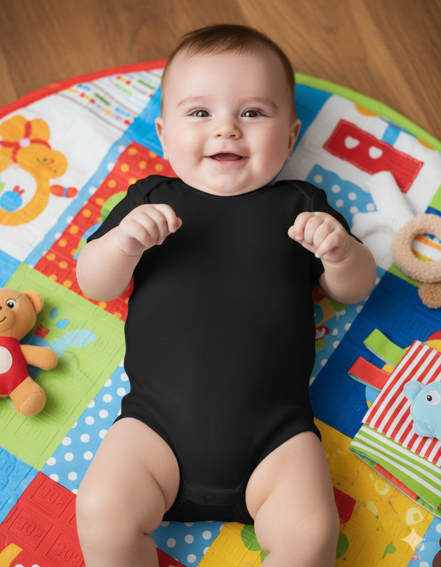 Babybody Schwarz