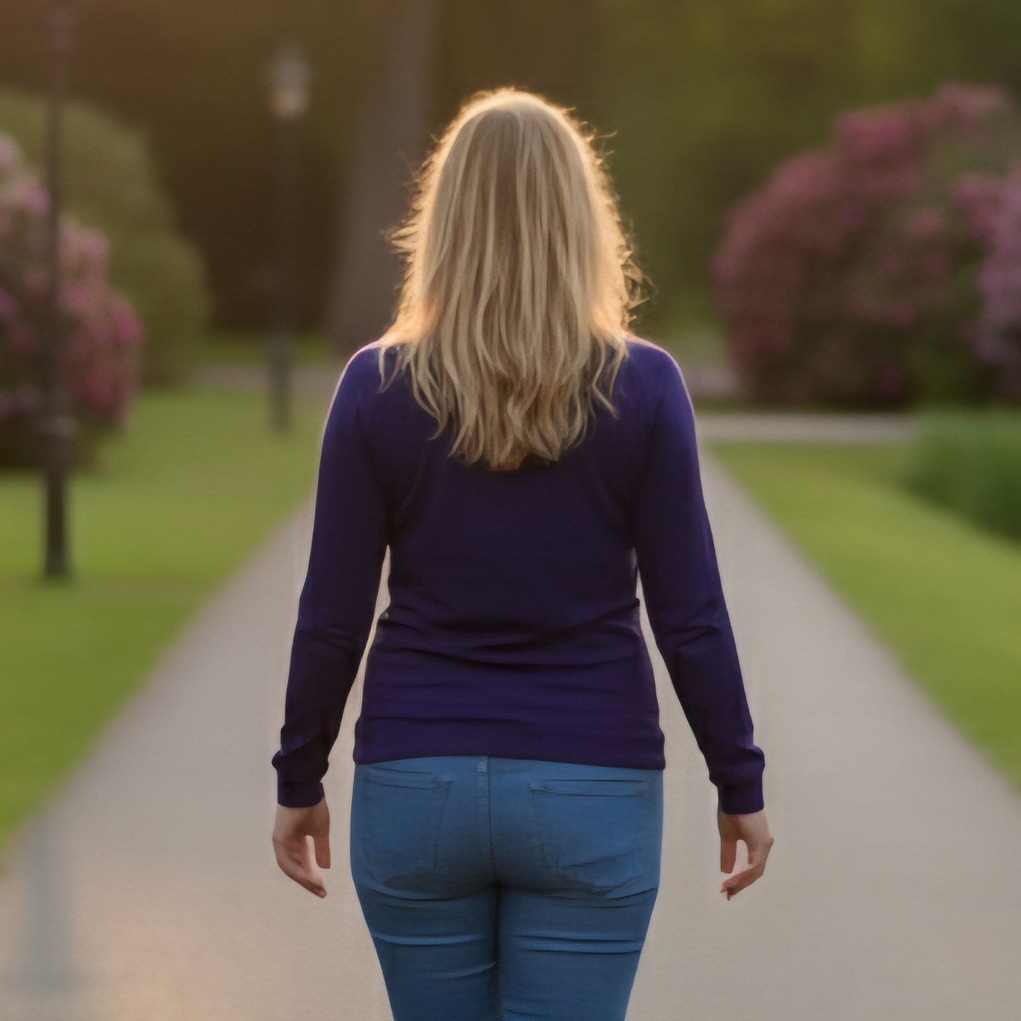 Women Long Sleeve Urban Purple