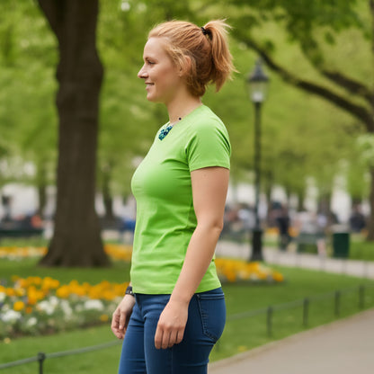 T Shirt Orchid Green