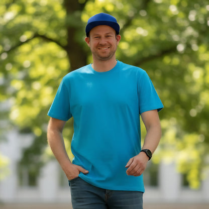 T Shirt Atollblau