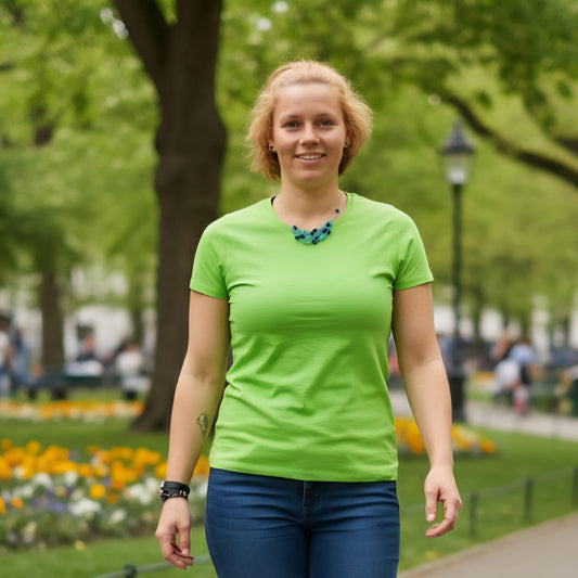 T Shirt Orchid Green